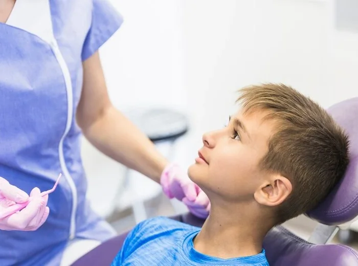 Oral motor tools and a dental model used in myofunctional therapy